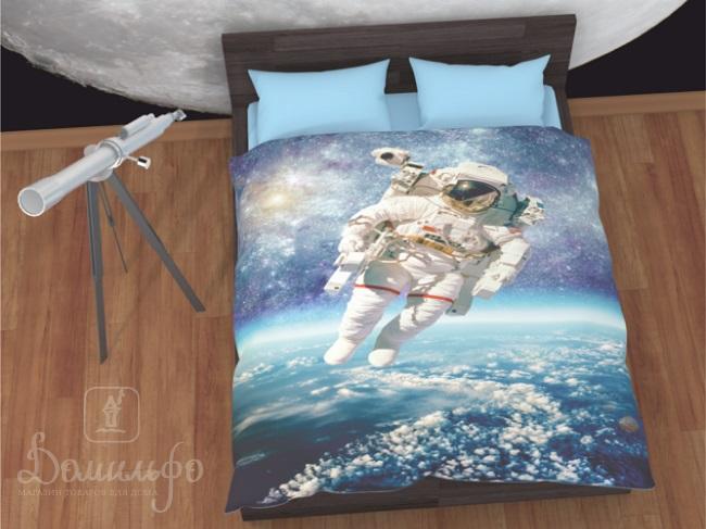 Постельное белье из сатина Newtone Астронавт В Открытом Космосе 50х70 ...