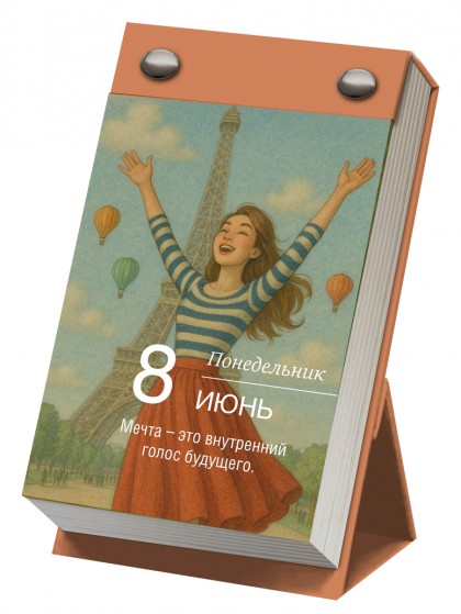 Календарь отрывной на болтах "Желай и получай. Важные послания себе на 365 дней" 2026