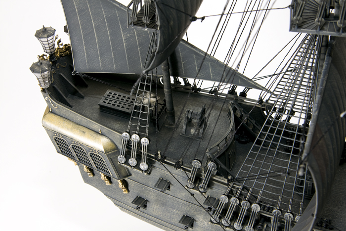 Модель корабля Черная Жемчужина, Пирата Джека Воробья.. Фото № 1